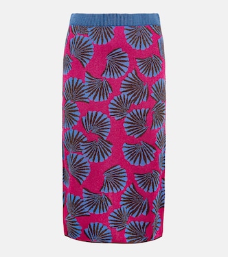 Falda midi Hazel de punto jacquard | Diane von Furstenberg