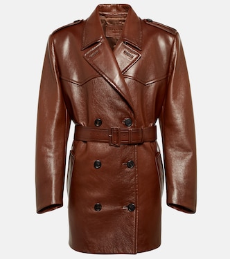 Gabardina de piel | Prada