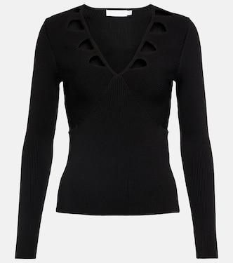 Jersey Solene de punto acanalado | Simkhai