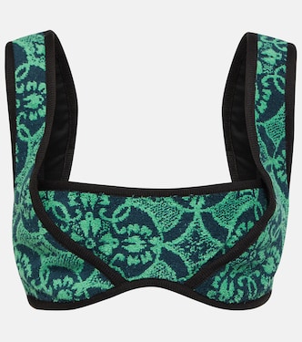 Bralette in spugna con stampa | Marine Serre
