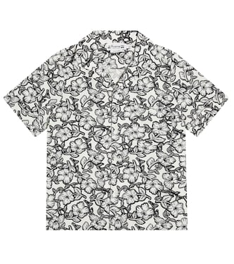 Steve floral cotton shirt | Bonpoint