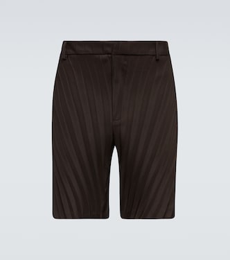 Shorts de nylon técnico plisado | Valentino