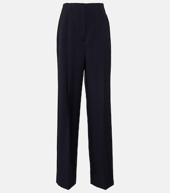 High-Rise-Hose aus Wolle und Mohair | Prada