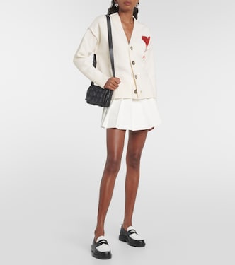 Ami De Cœur virgin wool cardigan | Ami Paris
