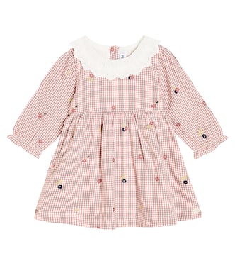Bebé - vestido a cuadros vichy con encaje | Tartine et Chocolat
