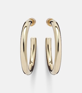 Mini 10kt gold-plated hoop earrings | Jennifer Fisher