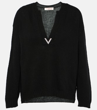 Jersey de lana virgen con logo | Valentino