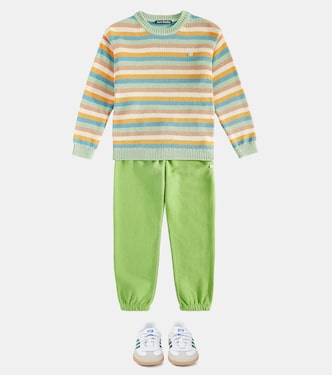 Jersey de algodón a rayas | Acne Studios Kids