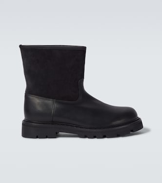 Suilven Walk suede and leather ankle boots | Loro Piana