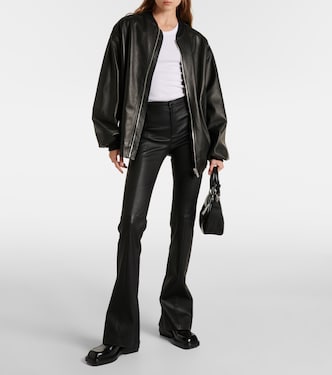 Pantaloni flared Kam in pelle | Stouls