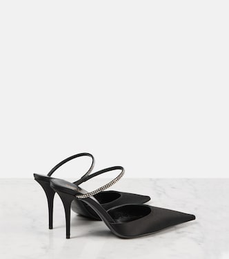 Mules Barbara 90 in raso | Saint Laurent