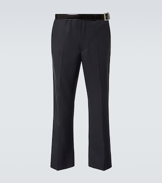 Gerade Hose aus Woll-Gabardine | Prada