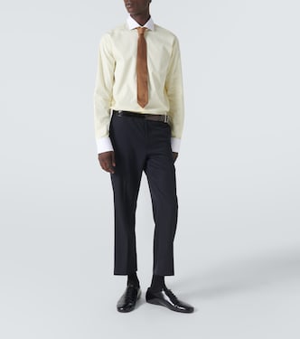 Gerade Hose aus Woll-Gabardine | Prada