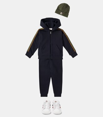 Chándal de jersey de algodón con logo | Moncler Enfant