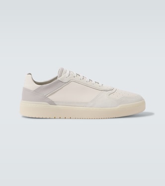 Basket suede and leather sneakers | Brunello Cucinelli