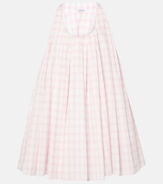 Trapeze cotton minidress | Loewe