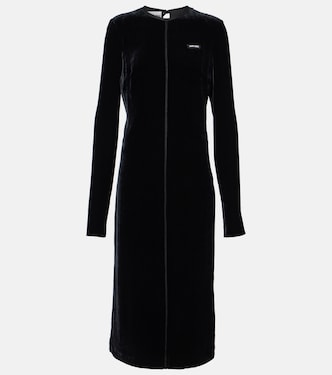 Midikleid aus Satin | Miu Miu