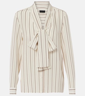 Blouse Angelique rayée en soie | Nili Lotan