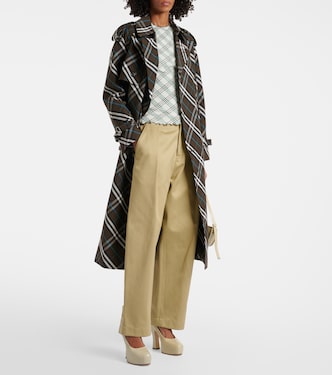 T-shirt Burberry Check in lana | Burberry