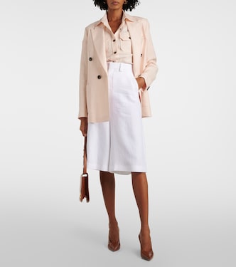 High-Rise Culottes Drake aus Leinen | Loro Piana