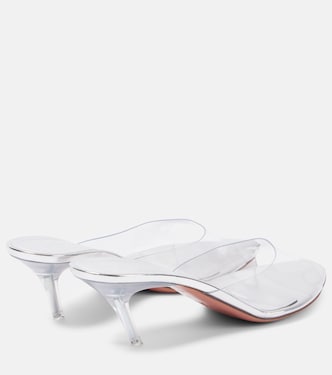 Mules Alexa Glass 60 en PVC | Amina Muaddi
