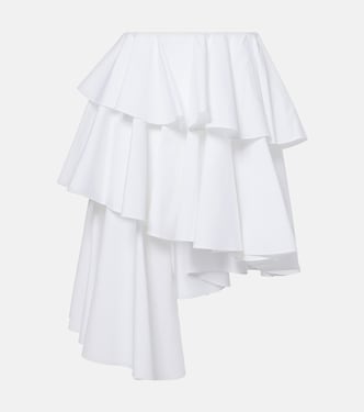Spiral ruffled miniskirt | Alaïa