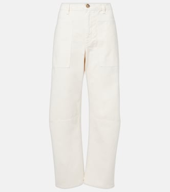 Weite Hose Brylie aus Baumwoll-Twill | Velvet