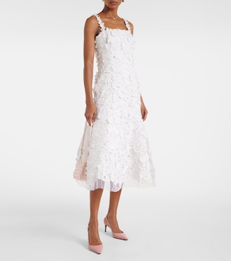 Midikleid aus Guipure-Spitze | Carolina Herrera