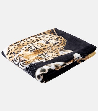 Leopardo cotton beach towel | Dolce&Gabbana Casa