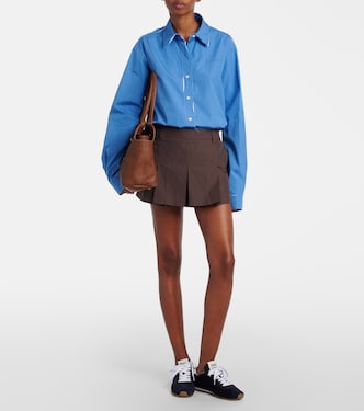 Cotton poplin shirt | Miu Miu