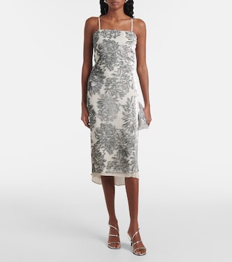 Abito sottoveste in misto seta | Jacques Wei