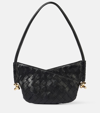Solstice Mini leather shoulder bag | Bottega Veneta