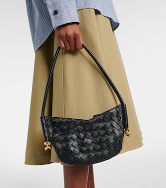 Sac Solstice Mini en cuir | Bottega Veneta