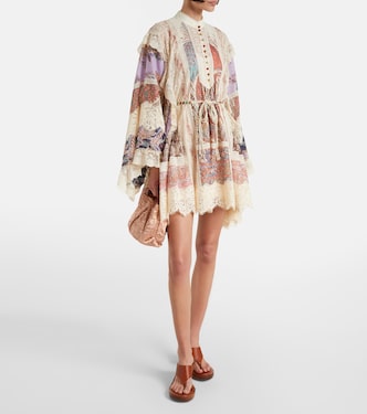 Robe Rhiannon brodée à fleurs | Zimmermann