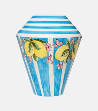 Taormina striped ceramic vase | Dolce&Gabbana Casa
