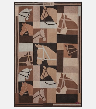 Decke aus Wolle und Kaschmir | Gucci