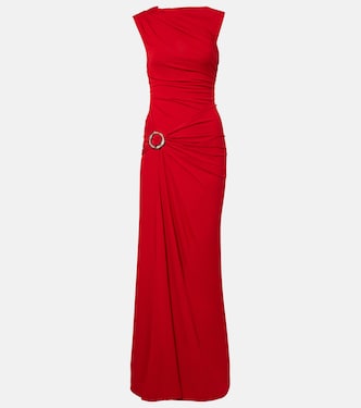 Blain gathered jersey gown | Simkhai