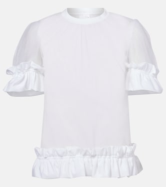 Top in tulle trasparente | Noir Kei Ninomiya