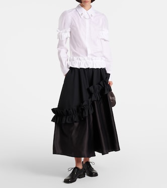 Top in tulle trasparente | Noir Kei Ninomiya