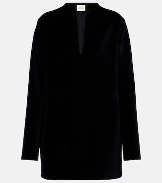 Robe Aleena en velours | Khaite