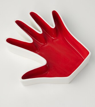 Plateau décoratif Impronta Mano en céramique | Cassina