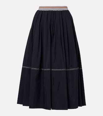 Evelina cotton and silk maxi skirt | Veronica Beard
