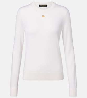 Pullover DG aus Kaschmir und Seide | Dolce&Gabbana