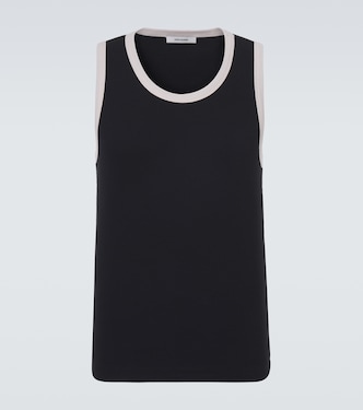 Contro cotton-blend tank top | Entire Studios