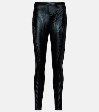 Leggings de neopreno grabados | Mugler