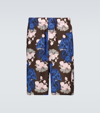 Pantalones cortos con estampado floral | Undercover