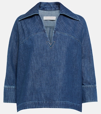 Top chambray adornado | Valentino