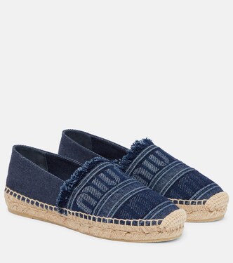 Espadrilles aus Denim | Miu Miu