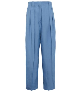 Pantalones plisados de tiro alto | Stella McCartney
