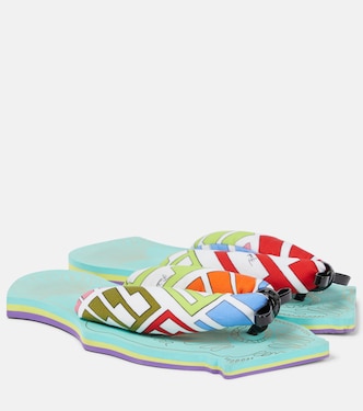 Fish-shaped flat thong sandals | Pucci